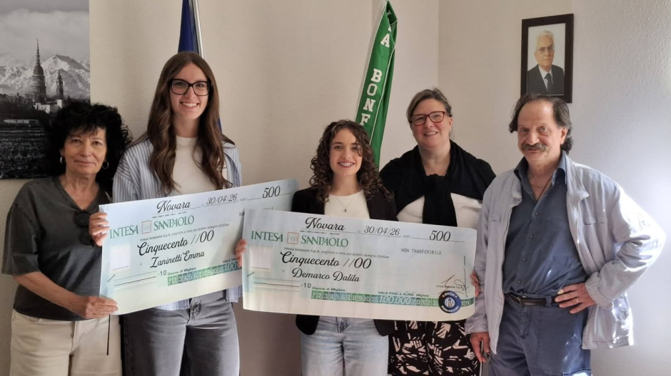 Istituto Bonfantini, consegnate borse di studio in memoria di Ruben